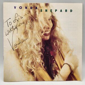 Vonda Shepard Self Titled CD Signed  Booklet 1989 Reprise Records Warner